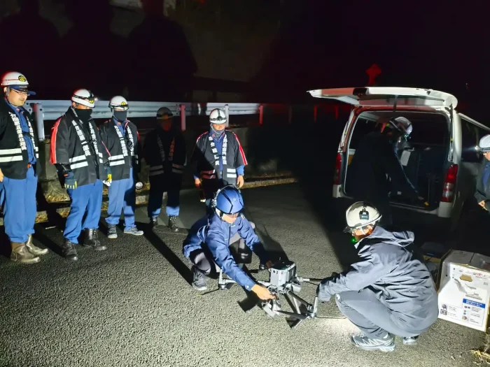 山梨県扇山林野火災対応イメージ1